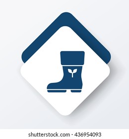 Rain boots icon