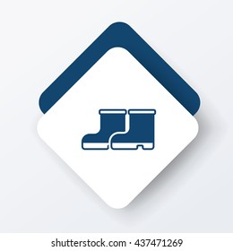 Rain boots icon