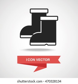 Rain boots icon