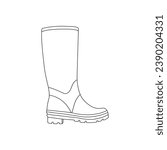 Rain boots icon vector illustration design