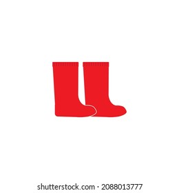 Rain boots icon vector illustration design template.