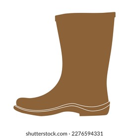 Rain boots icon vector illustration design template.
