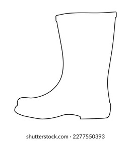 Rain boots icon vector illustration design template.