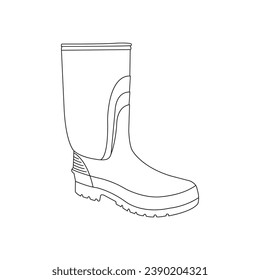 Rain boots icon vector illustration design