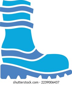 Rain Boots vector icon. Can be used for printing, mobile and web applications.