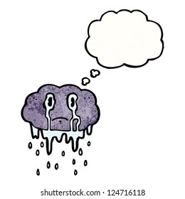 rain cloud cartoon