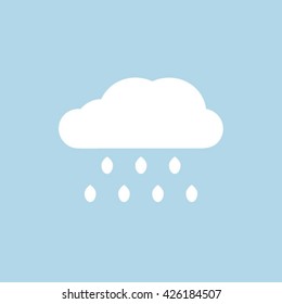 Rain cloud icon.