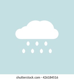 Rain cloud icon.