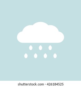 Rain cloud icon.