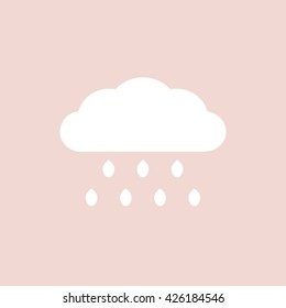 Rain cloud icon.