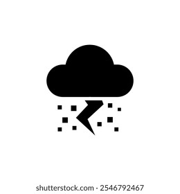 Rain cloud icon eps 10
