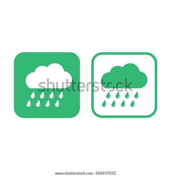 green raindrop icon