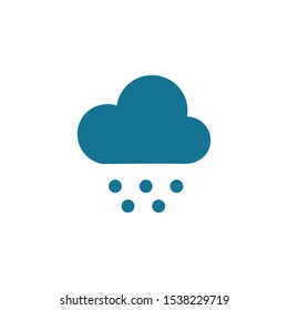  rain cloud icon -  Weather concept. Can be used for web and mobile