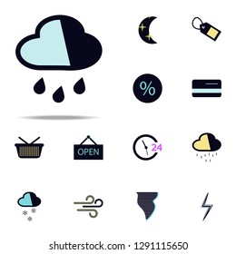 rain cloud icon. web icons universal set for web and mobile