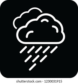rain cloud icon for web and print rain cloud icon for web and print