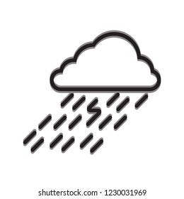 rain cloud icon for web and print rain cloud icon for web and print