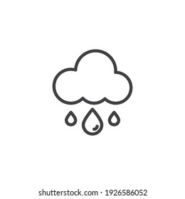 25,539 Cloud and rain outline Images, Stock Photos & Vectors | Shutterstock