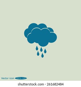 Rain Cloud Vector