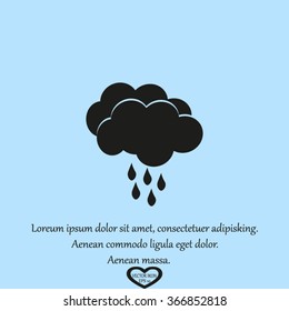 Rain Cloud Vector