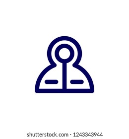 Rain Coat icon , Rainy Days symbol logo