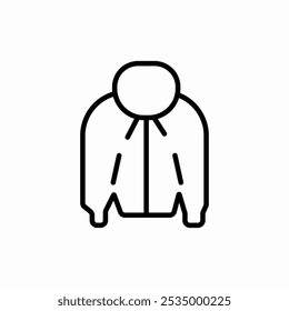 rain coat icon sign vector
