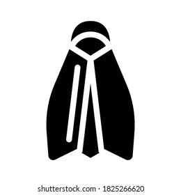 rain cover glyph icon vector. rain cover sign. isolated contour symbol black illustration