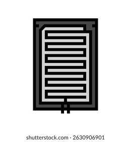 rain detection sensor color icon vector. rain detection sensor sign. isolated symbol illustration