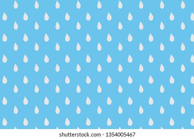 Rain drop in raining day.Pattern vector background.