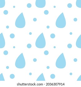 Rain drop repeat pattern. Great or fabric,paper,wrap,t-shirt,banner, poster, card, scrapbooking, birthday and party invitation, wallpaper or background