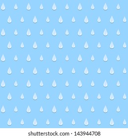 Rain drop seamless background wallpaper. Vector illustration.