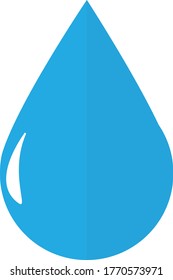 Icono vectorial de gota de lluvia/gota de agua para beber, agua, lluvia, sanitización, humedad, humedad, concepto hidratante