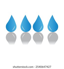 gota de lluvia y gota de agua, gota de tintas, gota de aceite, goteo de líquido, clima de leche y bebida, gotas de lágrimas icono de Ilustración vectorial.