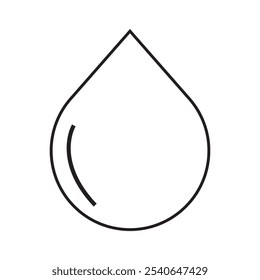 Ícone de gota de chuva e gota de água, gota de tintas, gota de óleo, gotejar líquido, clima de leite e bebida, ícone de gotas de lágrimas ilustração vetorial.