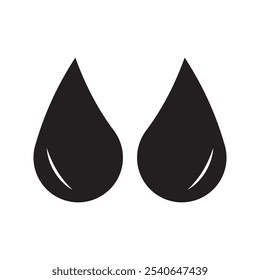 rain drop and water drop icon, inks drop, oil drop, drip liquid, milk and drink climate, tear drops icon vector illustration.