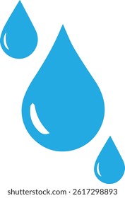 Rain Droplets Vector , Minimalist Rain Droplets Vector