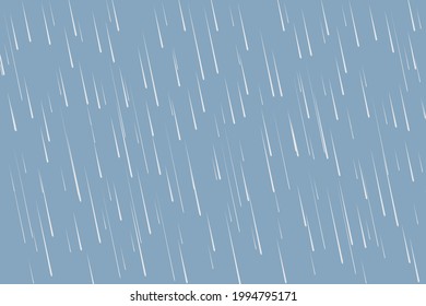 Rain drops on sky vector illustration