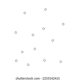 Rain drops on white background