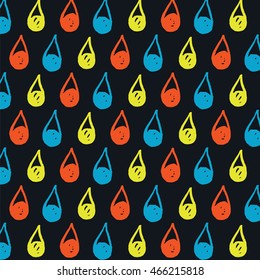 rain drops pattern