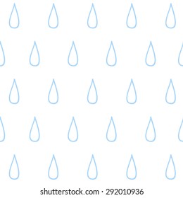 Rain drops pattern on white background.