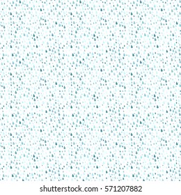 Rain drops pattern vector