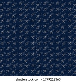 Rain drops umbrella vector textile background 