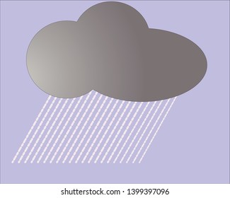 Rain Icon Cloud Symbol, Icon Web, Illustration