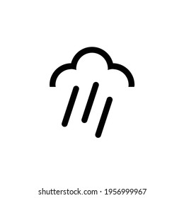 Diseño de iconos de lluvia, eps 10