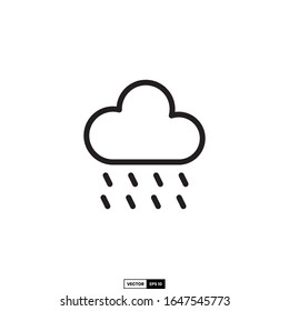 rain icon, design inspiration vector template for interface and any purpose