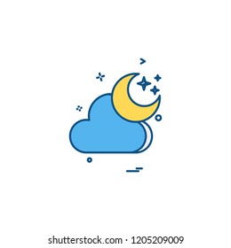 Rain icon design vector