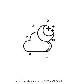 Rain icon design vector