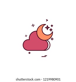 Rain icon design vector