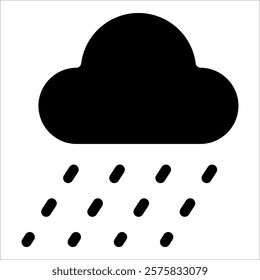 Rain Icon Element For Design