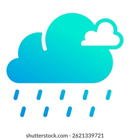 Elemento de icono de lluvia para diseño