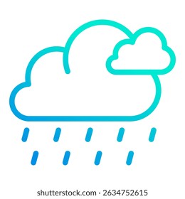 Regensymbol-Element für Design